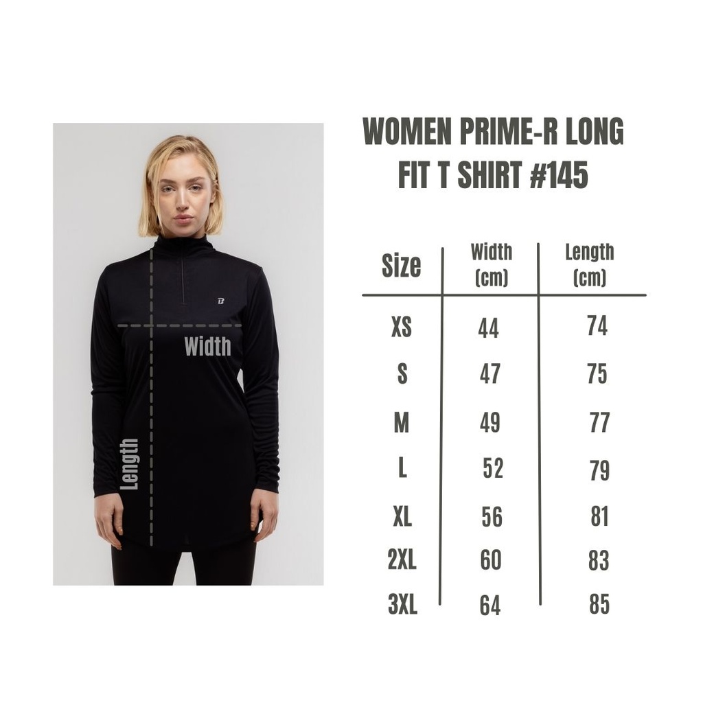Women-Prime-R long fit T-Shirt #145