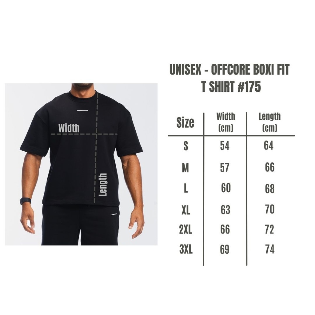 Unisex - OFFCORE boxi fit T shirt #175